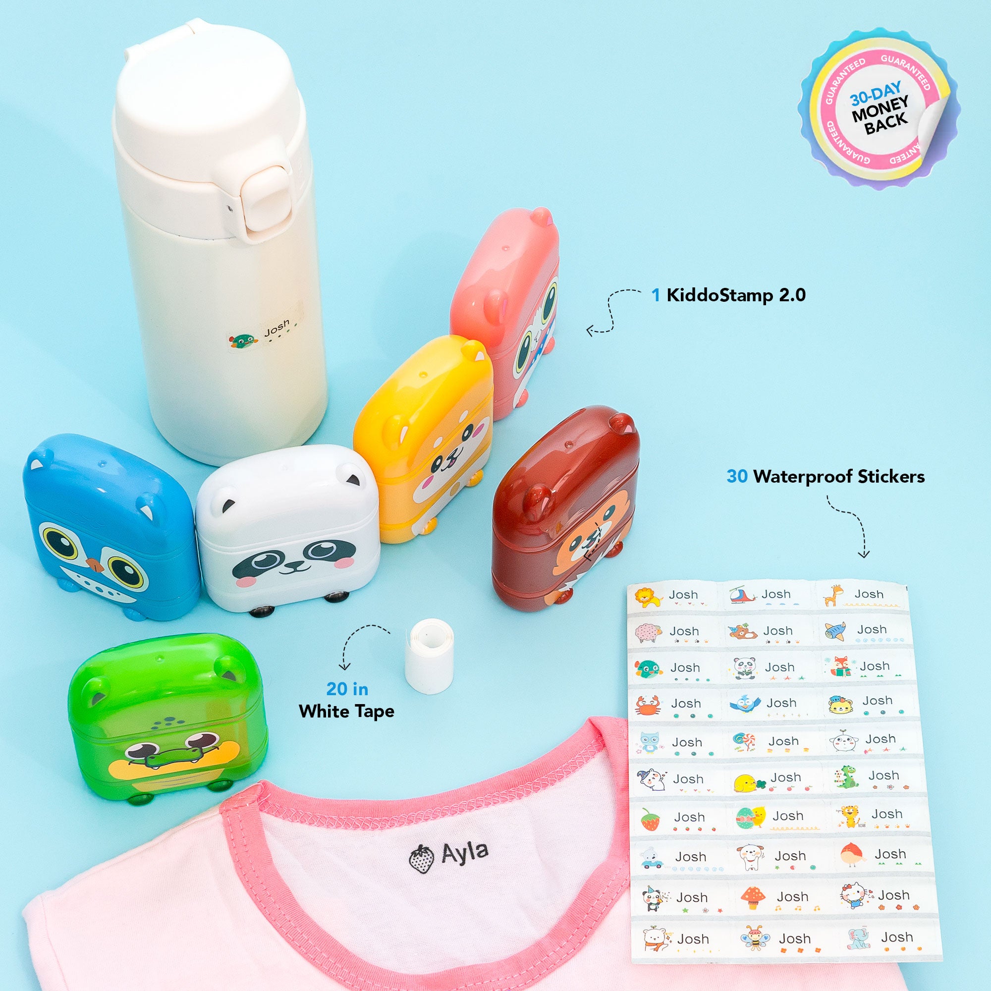 TheKiddoSpace US, Name Stamps for Clothes, Organizers & Toys –  TheKiddoSpace US