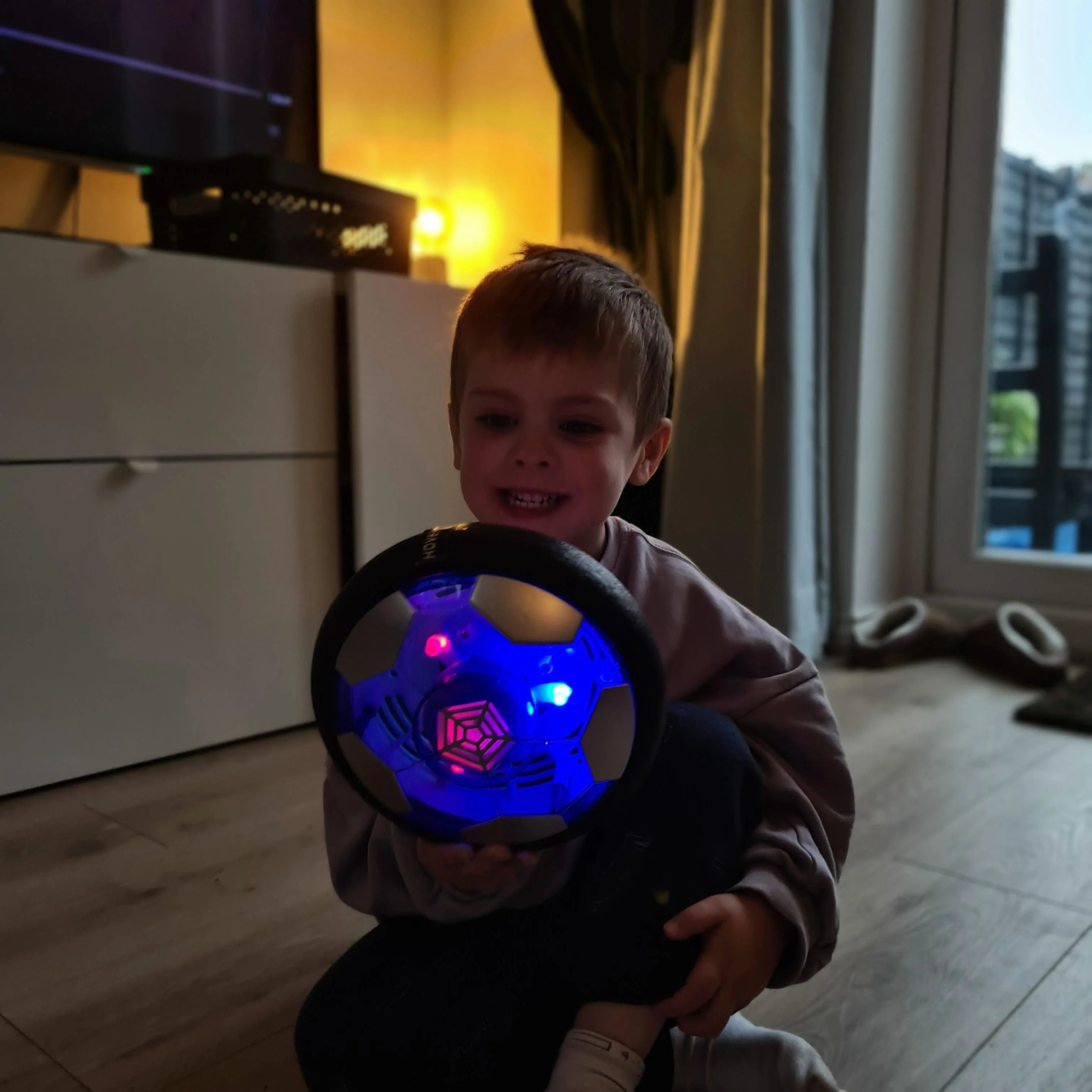 KiddoSpace™ - LED Hover Soccer Ball for Kids
