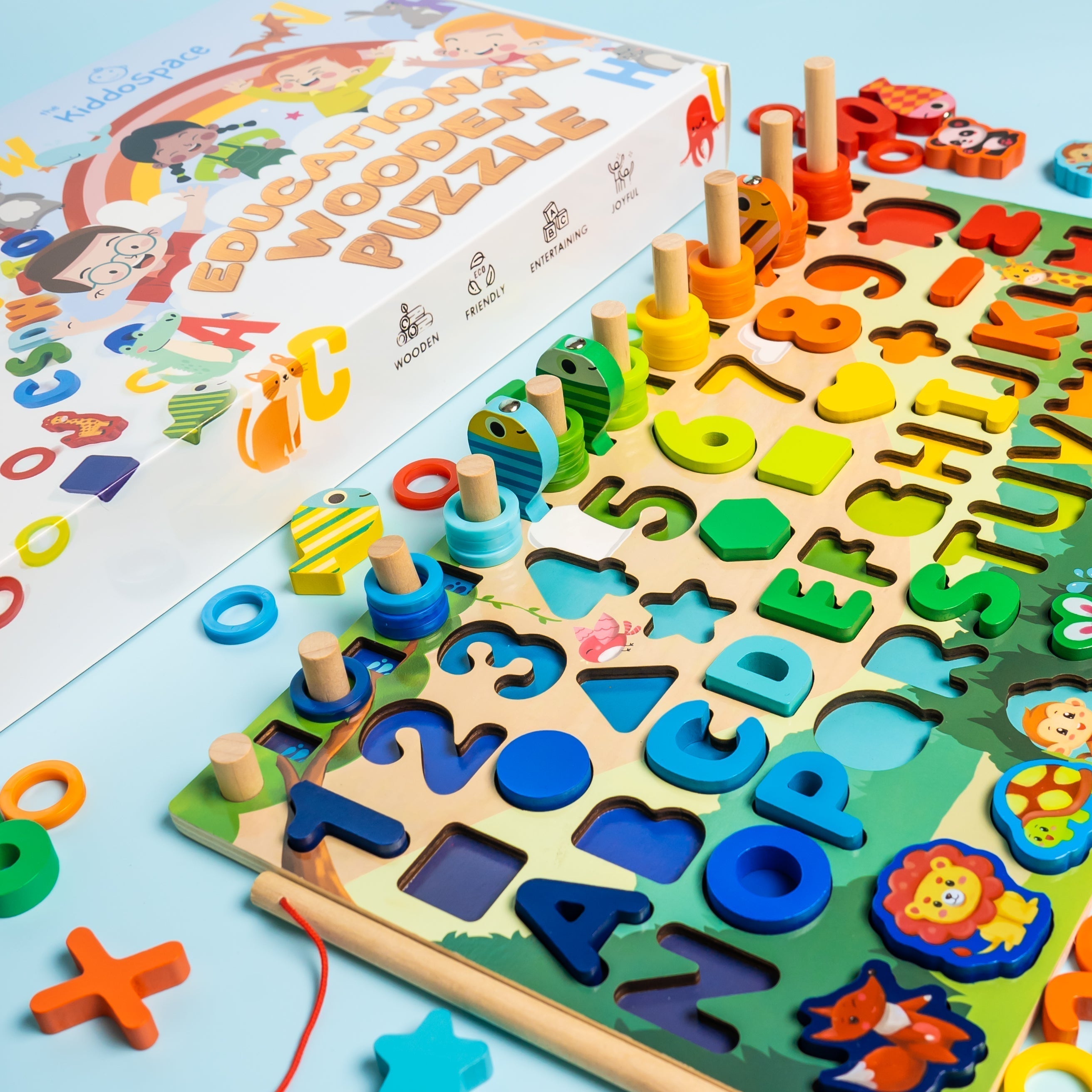 KiddoSpace™ - Wooden Montessori Puzzle