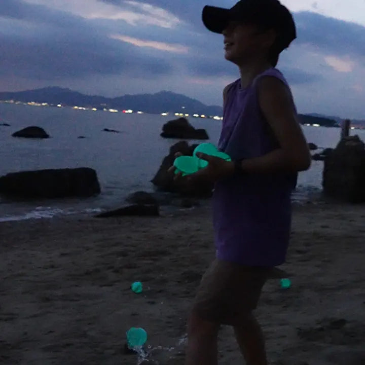 KiddoSpace Glow-In-The-Dark Reusable Water Balloons